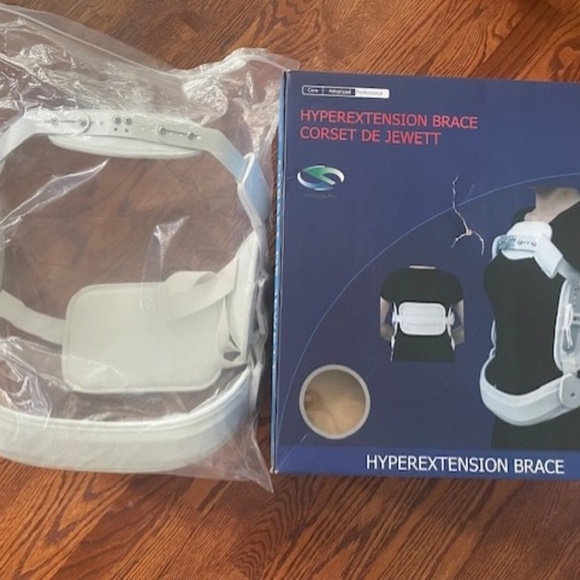 Jewett Other - Jewett Hyperextension Back Brace Prevents Flexion Treats Fractures Osteoporosis
